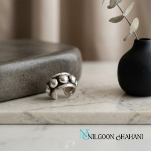 Spheres of Silver Ring